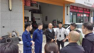 龍港新城聯(lián)合市消防大隊開展“兩類”場所專項檢查